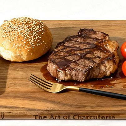 Acacia Wood Book-Shaped Cutting Board