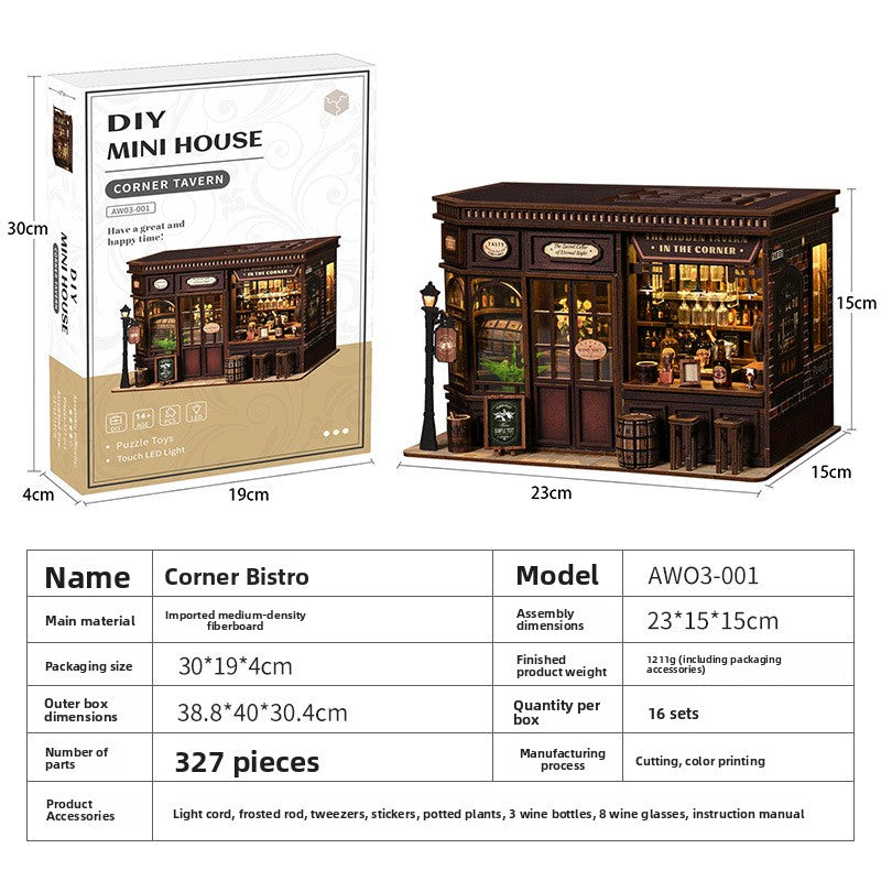 DIY Corner Bistro specifications