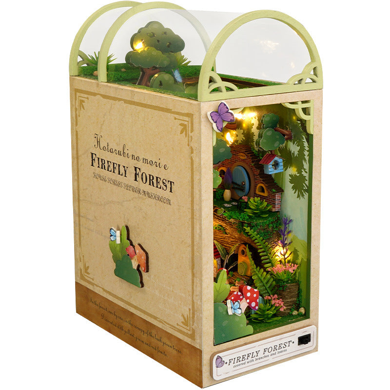 DIY Miniature House Book Nook Kit