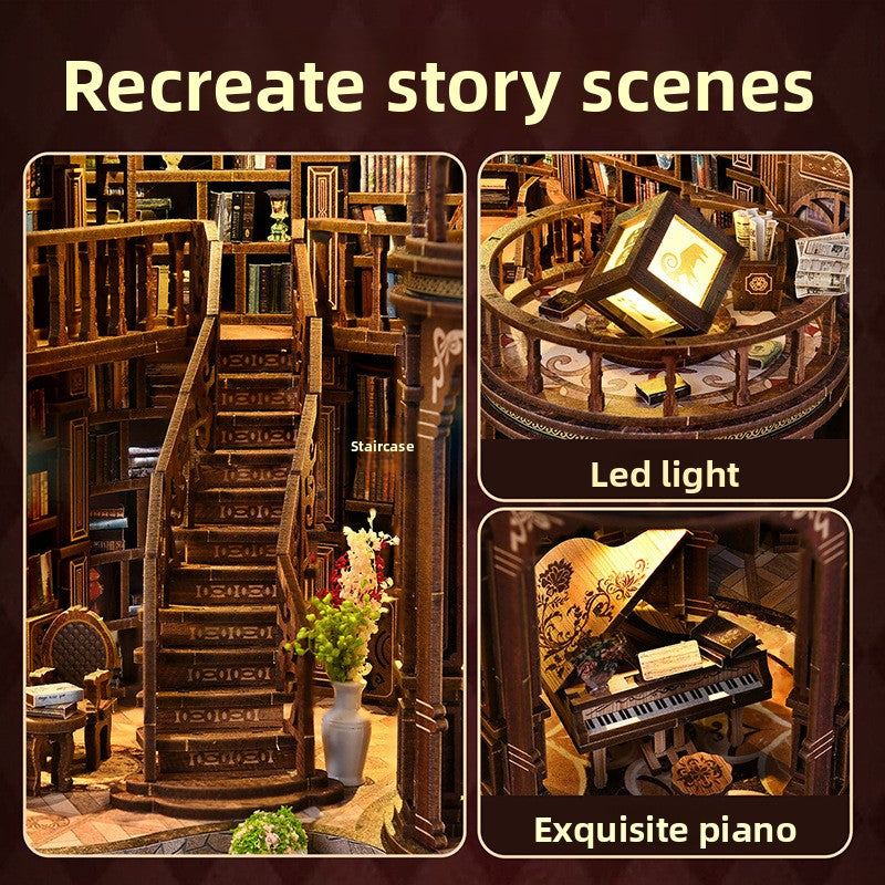 DIY Wooden Miniature House Model Kit