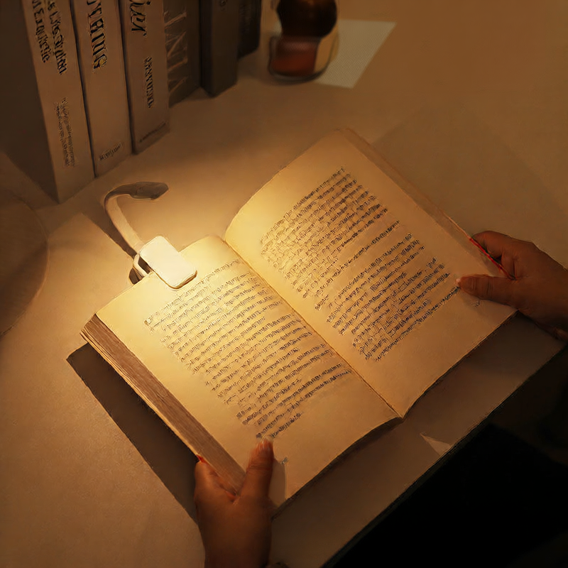 Book holder lamp