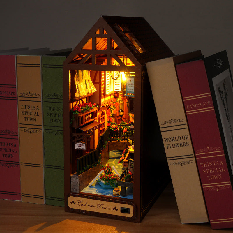 DIY Miniature House Book Nook Kit