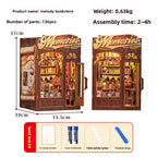 DIY Miniature Bookstore Book Nook