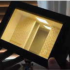 Wooden Infinity Mirror Photo Frame
