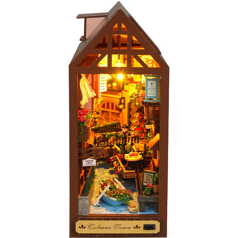 DIY Miniature House Book Nook Kit