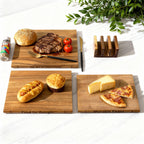Acacia Book Cutting Board Set