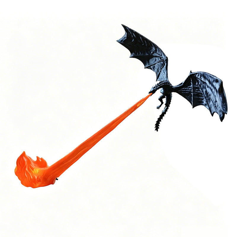 3D Dragon Flame Book Nook Decor