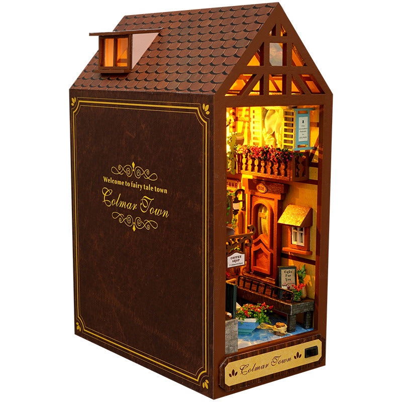 DIY Miniature House Book Nook Kit