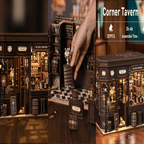 DIY Corner Bistro animated assembly and lighting preview