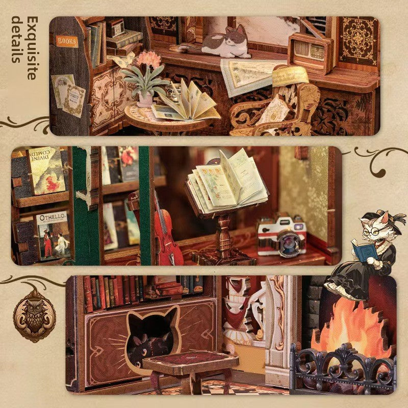 DIY Miniature Bookstore Book Nook