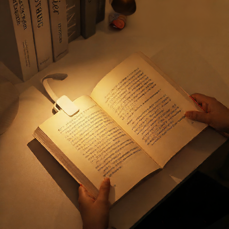 Book holder lamp