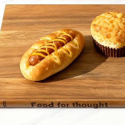 Acacia Wood Book-Shaped Cutting Board